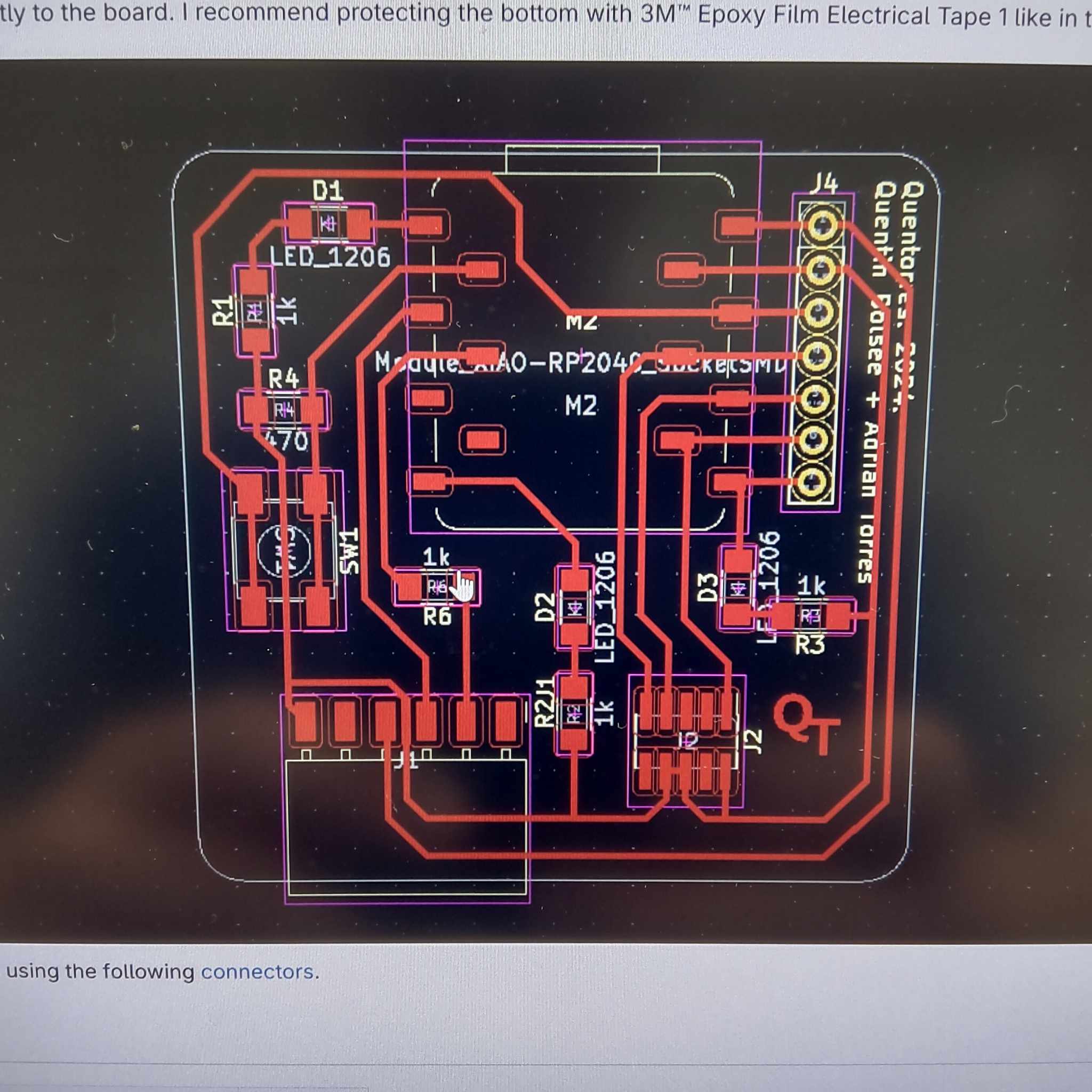 PCB wiring diagram